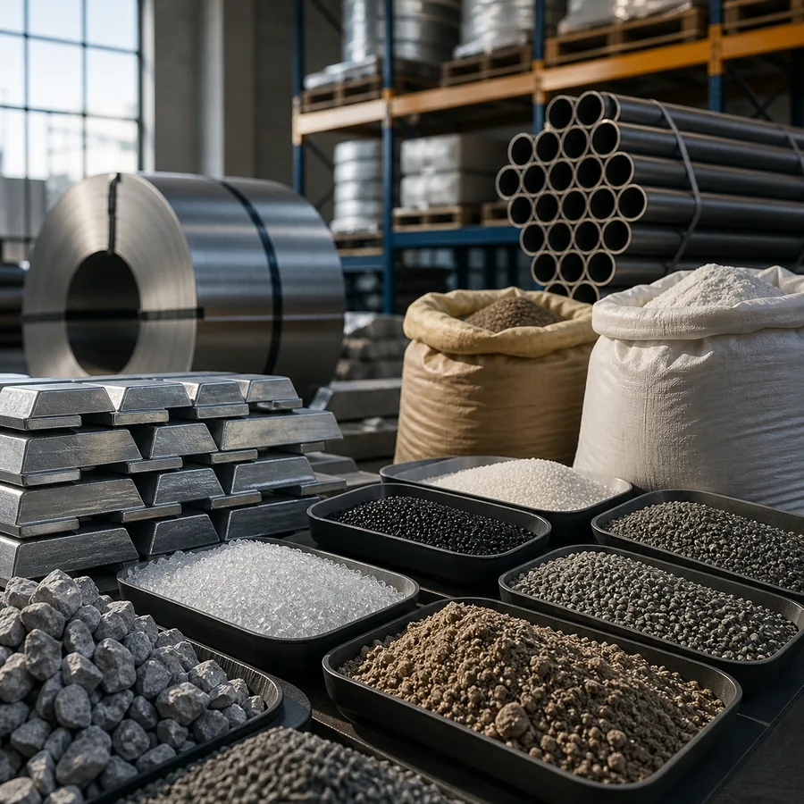 ALTOVERA industrial raw material stock